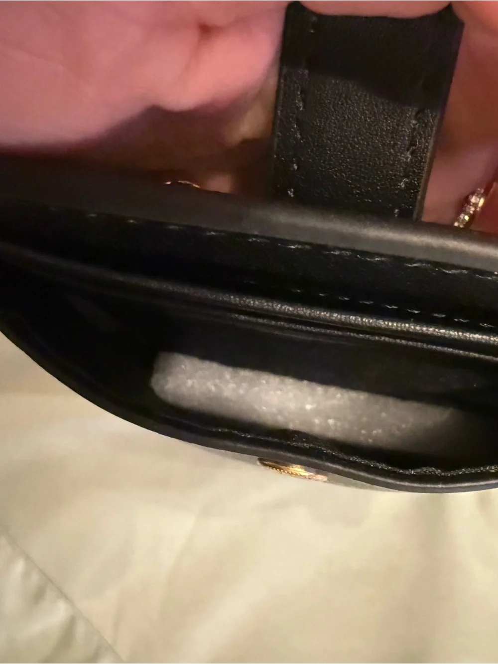 CHANEL Black Coco Crush Quilted Leather Wallet or Phone/Accessory Holder